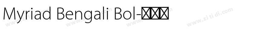 Myriad Bengali Bol字体转换 Myriad Bengali Bol字体转换